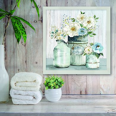 Courtside Market French Garden Flowers 2 Framed Wall Decor