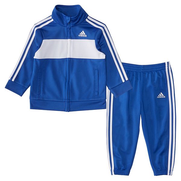 Electric blue hot sale adidas tracksuit