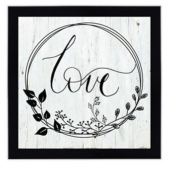 Courtside Market Love Framed Wall Decor