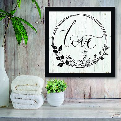 Courtside Market Love Framed Wall Decor