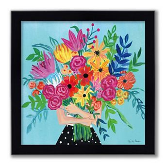 Courtside Market A Bunch Of Flowers II Framed Wall Decor