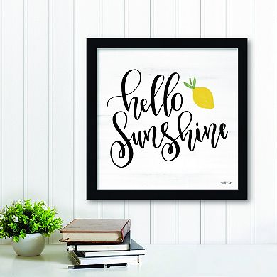 Courtside Market Hello Sunshine Framed Wall Decor