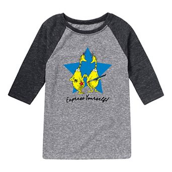 Boys 8-20 Dr. Seuss Express Yourself Raglan Graphic Tee