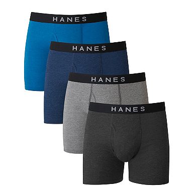 Men's Hanes® 4 Pack Ultimate ComfortBlend Boxer Brief Underwear