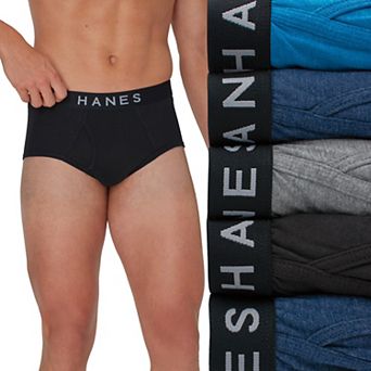 Men's Hanes® 5 Pack Ultimate ComfortBlend Moisture Wicking Brief Underwear