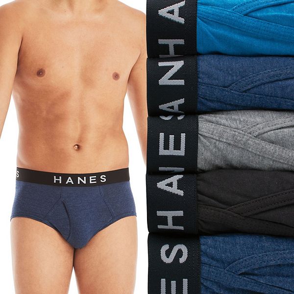 Hanes Pure Comfort Boys Underwear Briefs, 5-Pack