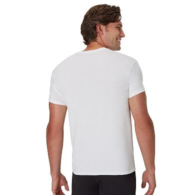 Men's Hanes® 4 Pack Ultimate ComfortSoft Cotton Blend Crewneck Undershirt