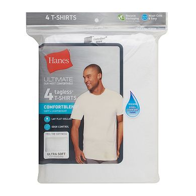Men's Hanes Ultimate® 4-pack ComfortBlend Tees