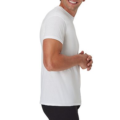Men's Hanes® 4 Pack Ultimate ComfortSoft Cotton Blend Crewneck Undershirt