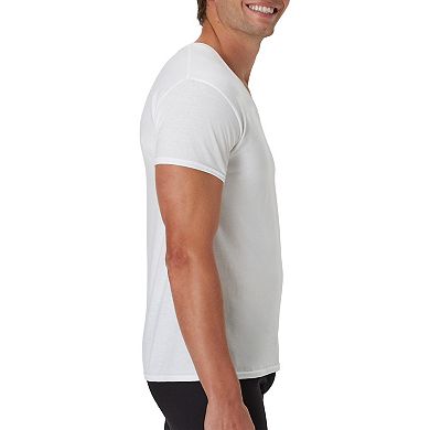 Men's Hanes® 4 Pack Ultimate ComfortSoft Cotton Blend V-Neck Undershirt