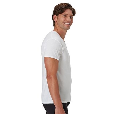 Men's Hanes® 4 Pack Ultimate ComfortSoft Cotton Blend V-Neck Undershirt