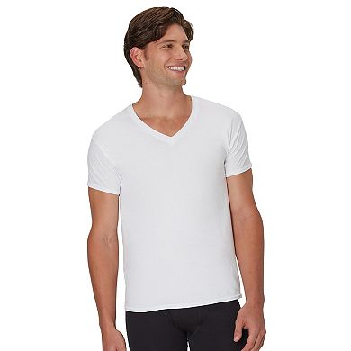 Men's Hanes® 4 Pack Ultimate ComfortSoft Cotton Blend V-Neck Undershirt