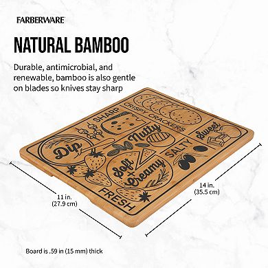 Farberware® 11" x 14" Bamboo Charcuterie Board