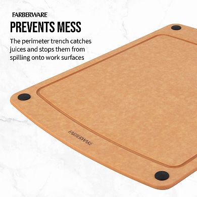 Farberware 11" x 14" Wood Cutting Board