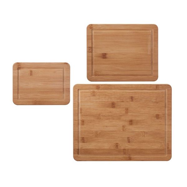 Farberware® 3-pc. Bamboo Board Set - Brown