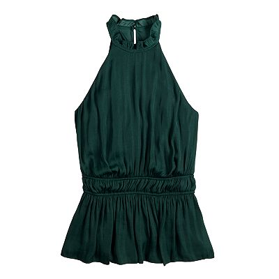 nine west peplum dress Nine West Dress Womens Small White Knight One Shoulder Belted Peplum Top