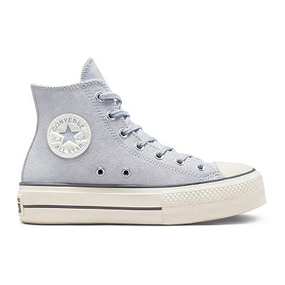 Grey suede converse womens best sale