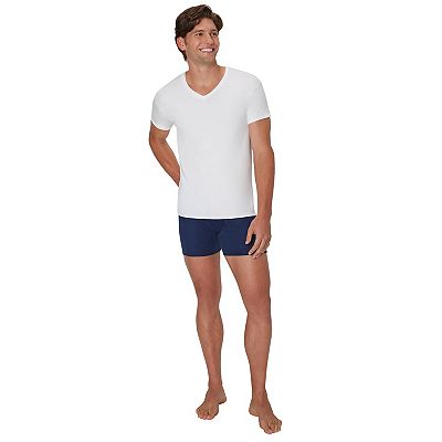 Hanes Heren Shirt (Pack van 4), Wit 6-pack, M