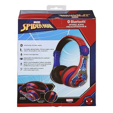 eKids Spiderman Character Bluetooth Headphone