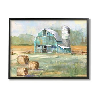 Stupell Home Decor Hay Bails Canvas Art