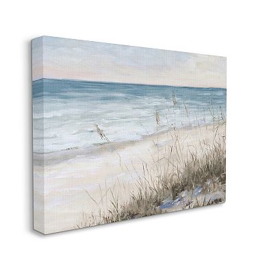 Stupell Home Decor Beach Coast Line Canvas Art