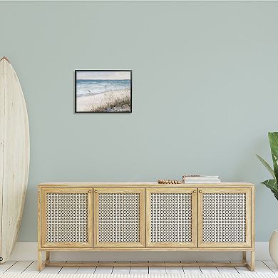 Stupell Home Decor Beach Coast Line Canvas Art