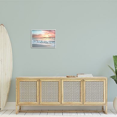 Stupell Home Decor Morning Sunrise Beach Landscape Canvas Art