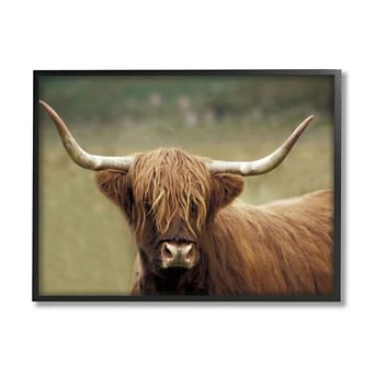 Stupell Home Decor Country Animal Portrait Framed Canvas Art