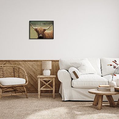 Stupell Home Decor Country Animal Portrait Framed Canvas Art
