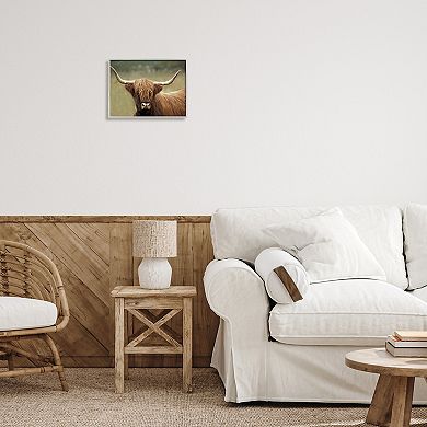 Stupell Home Decor Country Animal Portrait Framed Canvas Art