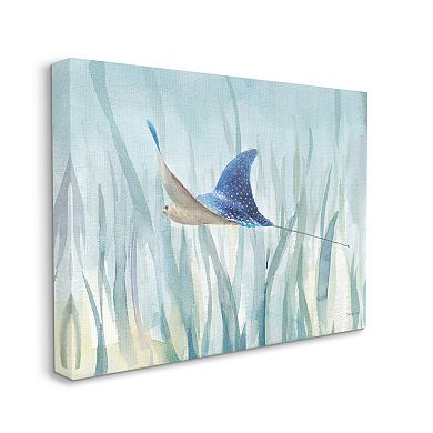 Stupell Home Decor Stingray Aquatic Animal Canvas Art