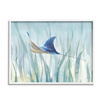 Stupell Home Decor Stingray Aquatic Animal Framed Wall Art