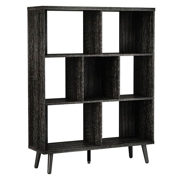 Bestier Mid Century 7 Cube Storage Organizer Bookcase 48.5 Inch, Ash ...