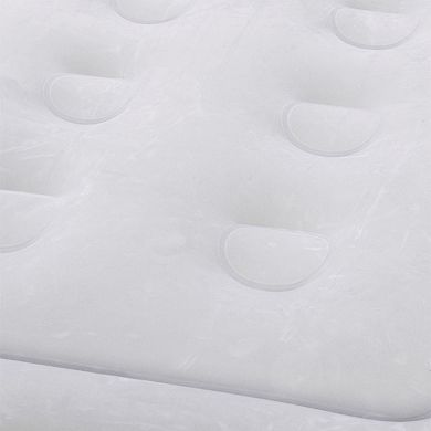 Insta-Bed 19 Inch Raised Queen Air Bed Mattress with Built In NeverFlat Pump