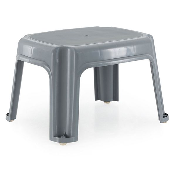 Rubbermaid plastic small black best sale step stool