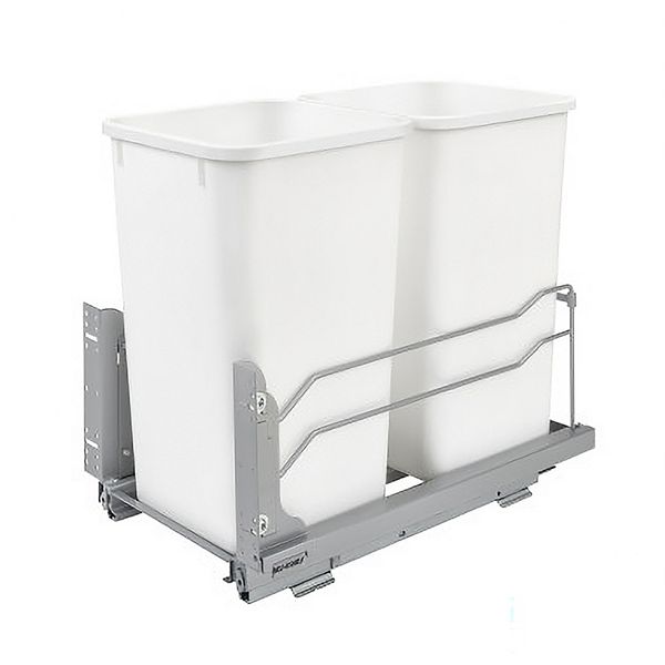 Rev-A-Shelf Double Pull Out Trash Can 27 Qt with Soft-Close, 53WC ...