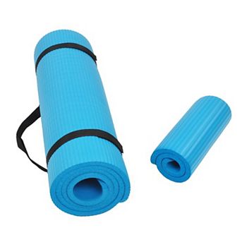 BalanceFrom Fitness GoYoga+ 71x24in Exercise Yoga Mat w/Knee Pad