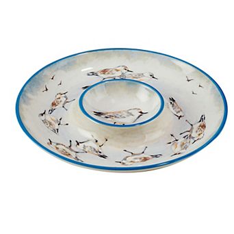 Certified International Shorebirds Chip & Dip Server