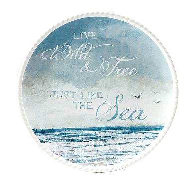 Certified International Shorebirds 4-pc. Canape Plate Set