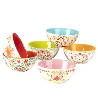 Certified International Francesca 6 pc All-Purpose Bowl Set