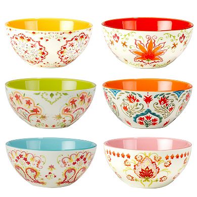 Certified International Francesca 6-pc. All-Purpose Bowl Set