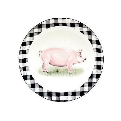 Certified International On The Farm 4-pc. Salad Plate Set