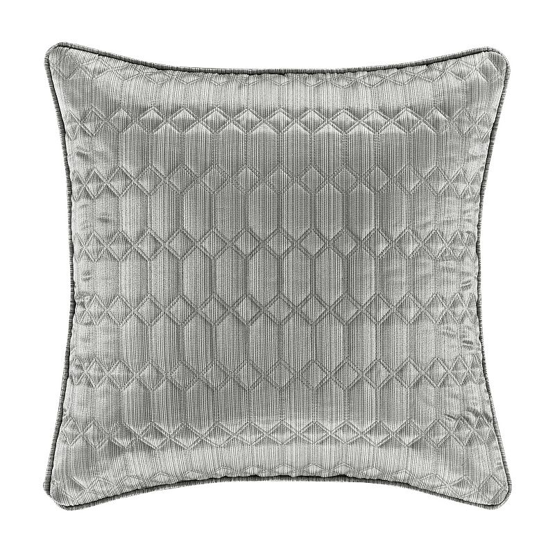 Five Queens Court Lafayette Square Throw Pillow, Grey, Fits All