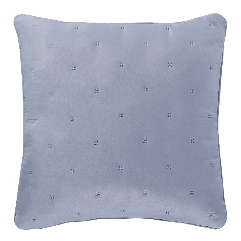 Five Queens Court Vito Square Throw Pillow, Blue, Fits All