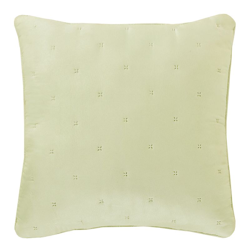 Five Queens Court Vito Square Throw Pillow, Green, Fits All