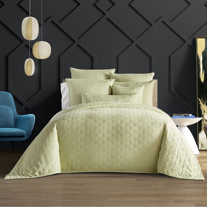 18433378 Five Queens Court Vito Quilt Set with Shams, Green sku 18433378