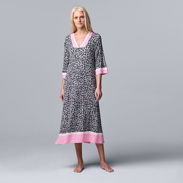 Vera wang caftan top