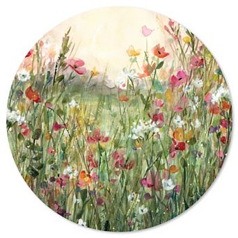 Courtside Market Spring In Full Circular Board Wall Art