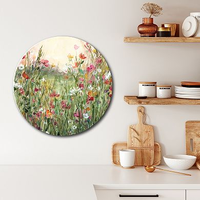 Courtside Market Spring In Full Circular Board Wall Art