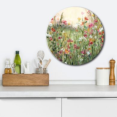 Courtside Market Spring In Full Circular Board Wall Art